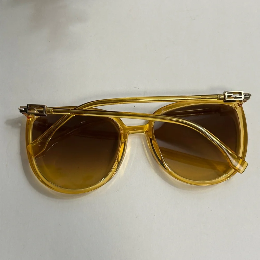 Fendi Gold-Toned Sunglasses - Picture 13 of 17